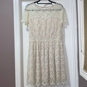 EXPRESS White Lace Dress - SIZE 12